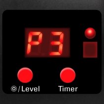 Radiator infraroşu cu tuburi de quartz Trotec IR 2550 S, Telecomanda, Putere 2500W, 3 Trepte de incalzire, Timer, Ecran LED