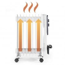 Radiator pe ulei Trotec TRH 20E, Putere incalzire 2000W, Lampa de control, 3 Trepte incalzire, 9 Elementi