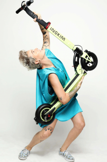 Trotineta electrica Myway Inokim Light Hero Green, Display, Viteza max. 25 km Motor 300W, Baterie Litiu-Ion: 36V/7.8Ah