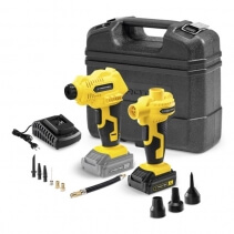 Compresor cu acumulator PCPS 10-16V & Pompa de aer cu acumulator PCPS 11-16V, Debit pompa aer 45m3/h