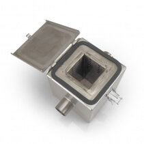 Simulator de fum din otel Trotec V2, Element demontabil pentru curatare, Dimensiune stut admisie/evacuare 38mm