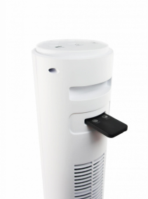 Ventilator turn Air Naturel Fantasy White, Telecomanda, Timer, Control digital, Consum 28-30-35 W/h, Pentru 20mp