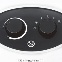 Aeroterma ceramica Trotec TFC 18 E, Putere incalzire pana la 1800W, Termostat, 2 Trepte de incalzire