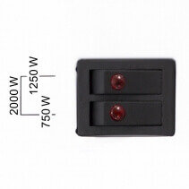 Convector Trotec TCH 20 E, Putere incalzire pana la 2000W, Termostat, Protectie supraincalzire