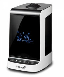 Umidificator si purificator Clean Air Optima CA605,Ionizare, Display, Timer, Telecomanda, Rata umidificare 480ml/ora,